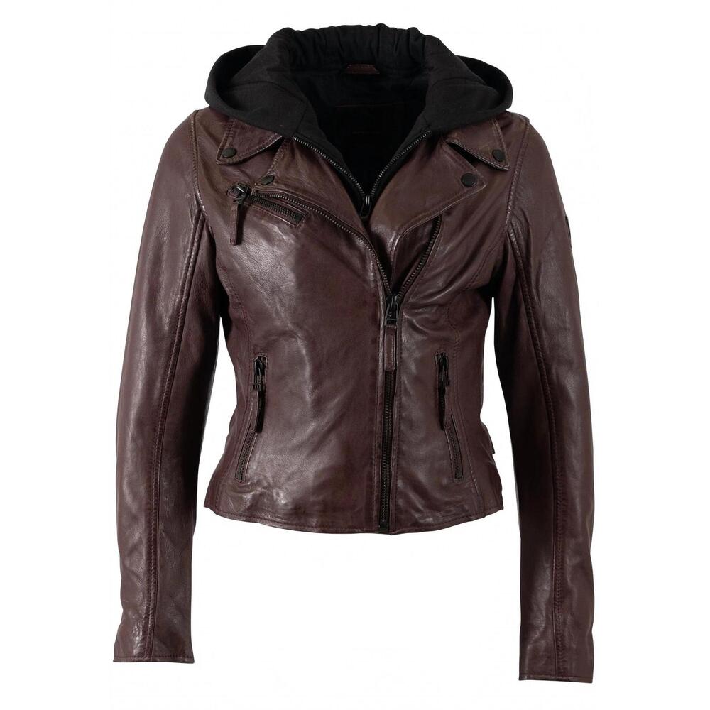 NEW MAURITIUS women's christyn jacket in dark cherry